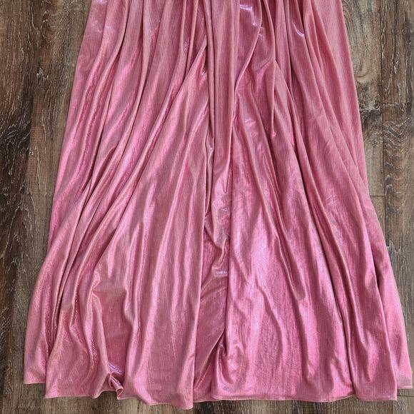 Retrofete Lia Dress Pink Purple Ombre Cut Out Strapless Maxi Size XS - Picture 8 of 10